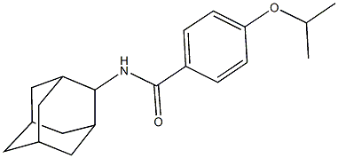 N-(2-adamantyl)-4-isopropoxybenzamide Struktur