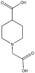1-(carboxymethyl)-4-piperidinecarboxylic acid 结构式