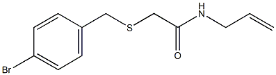 N-allyl-2-[(4-bromobenzyl)sulfanyl]acetamide