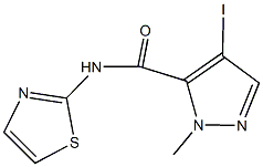 4-iodo-1-methyl-N-(1,3-thiazol-2-yl)-1H-pyrazole-5-carboxamide