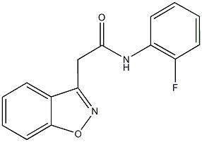 2-(1,2-benzisoxazol-3-yl)-N-(2-fluorophenyl)acetamide|