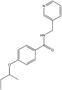 4-(sec-butoxy)-N-(3-pyridinylmethyl)benzamide Structure