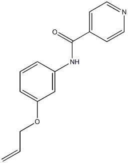 N-[3-(allyloxy)phenyl]isonicotinamide Structure