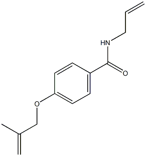 N-allyl-4-[(2-methyl-2-propenyl)oxy]benzamide Structure
