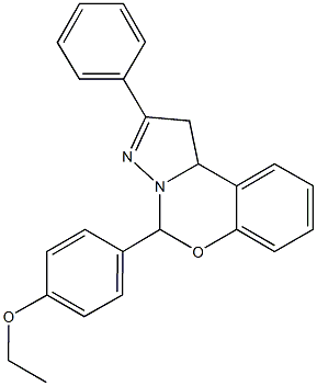  5-(4-ethoxyphenyl)-2-phenyl-1,10b-dihydropyrazolo[1,5-c][1,3]benzoxazine