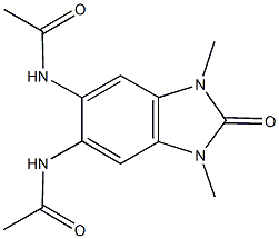 N-[6-(acetylamino)-1,3-dimethyl-2-oxo-2,3-dihydro-1H-benzimidazol-5-yl]acetamide