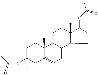 17-(acetyloxy)-3-methylandrost-5-en-3-yl acetate