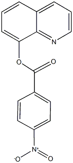 8-quinolinyl 4-nitrobenzoate,,结构式