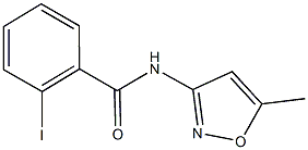 2-iodo-N-(5-methylisoxazol-3-yl)benzamide Structure
