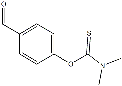 O-(4-formylphenyl) dimethylthiocarbamate Structure