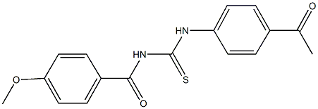 N-(4-acetylphenyl)-N'-(4-methoxybenzoyl)thiourea