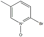 2-bromo-5-methylpyridine 1-oxide Structure
