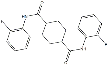  N~1~,N~4~-bis(2-fluorophenyl)-1,4-cyclohexanedicarboxamide