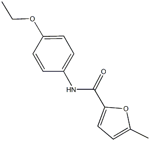 N-(4-ethoxyphenyl)-5-methyl-2-furamide Structure