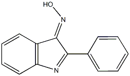 2-phenyl-3H-indol-3-one oxime Struktur