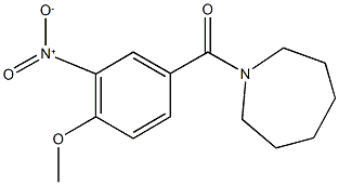  1-{3-nitro-4-methoxybenzoyl}azepane