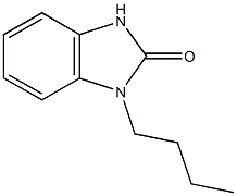 1-butyl-1,3-dihydro-2H-benzimidazol-2-one Structure