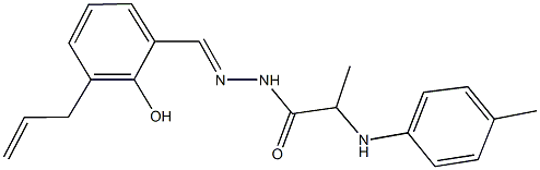 N'-(3-allyl-2-hydroxybenzylidene)-2-(4-toluidino)propanohydrazide