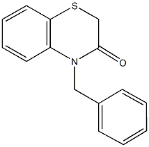 4-benzyl-2H-1,4-benzothiazin-3(4H)-one,,结构式