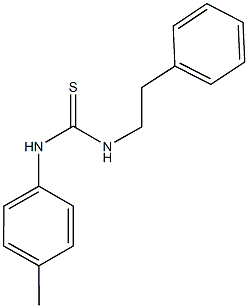  N-(4-methylphenyl)-N'-(2-phenylethyl)thiourea