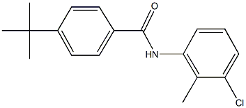 4-tert-butyl-N-(3-chloro-2-methylphenyl)benzamide Structure