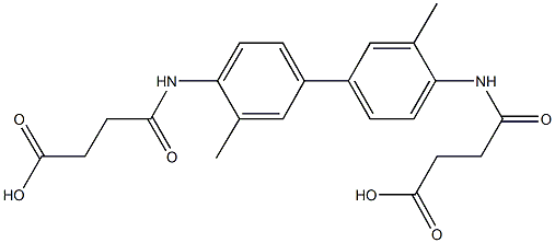  4-({4'-[(3-carboxypropanoyl)amino]-3,3'-dimethyl[1,1'-biphenyl]-4-yl}amino)-4-oxobutanoic acid