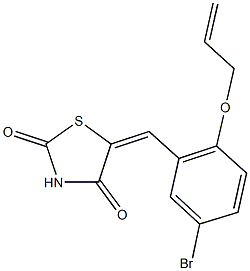 5-[2-(allyloxy)-5-bromobenzylidene]-1,3-thiazolidine-2,4-dione
