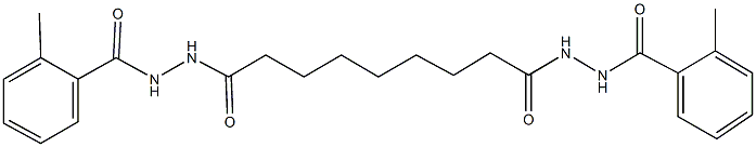 2-methyl-N'-{9-[2-(2-methylbenzoyl)hydrazino]-9-oxononanoyl}benzohydrazide