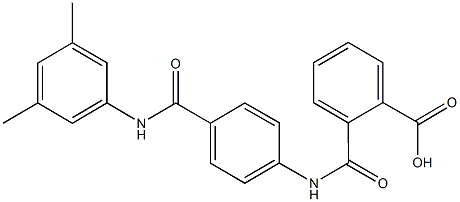 2-({4-[(3,5-dimethylanilino)carbonyl]anilino}carbonyl)benzoic acid