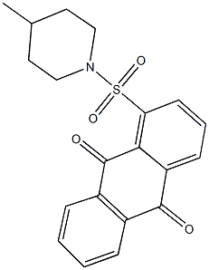 1-[(4-methyl-1-piperidinyl)sulfonyl]anthra-9,10-quinone