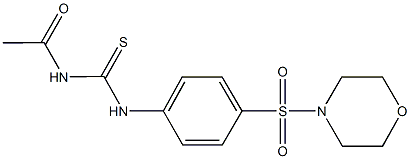 N-acetyl-N'-[4-(4-morpholinylsulfonyl)phenyl]thiourea