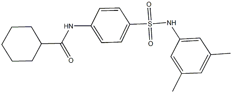 N-{4-[(3,5-dimethylanilino)sulfonyl]phenyl}cyclohexanecarboxamide