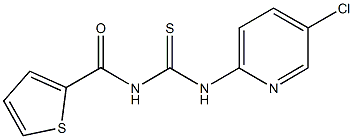  N-(5-chloropyridin-2-yl)-N'-(thien-2-ylcarbonyl)thiourea