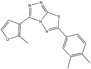  6-(3,4-dimethylphenyl)-3-(2-methyl-3-furyl)[1,2,4]triazolo[3,4-b][1,3,4]thiadiazole