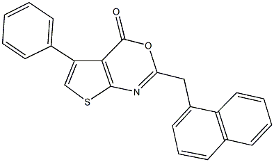  2-(1-naphthylmethyl)-5-phenyl-4H-thieno[2,3-d][1,3]oxazin-4-one