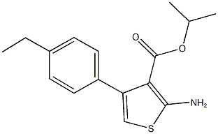isopropyl 2-amino-4-(4-ethylphenyl)-3-thiophenecarboxylate
