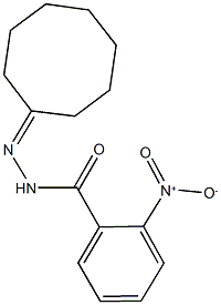  N'-cyclooctylidene-2-nitrobenzohydrazide