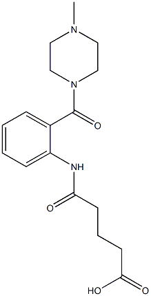 5-{2-[(4-methyl-1-piperazinyl)carbonyl]anilino}-5-oxopentanoic acid