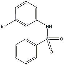 N-(3-bromophenyl)benzenesulfonamide Structure