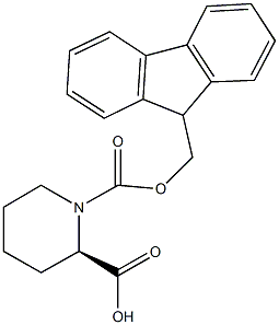 1-[(9H-fluoren-9-ylmethoxy)carbonyl]piperidine-2-carboxylic acid 结构式