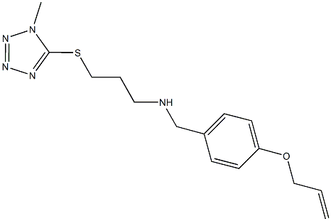 N-[4-(allyloxy)benzyl]-N-{3-[(1-methyl-1H-tetraazol-5-yl)sulfanyl]propyl}amine