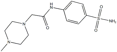 N-[4-(aminosulfonyl)phenyl]-2-(4-methyl-1-piperazinyl)acetamide