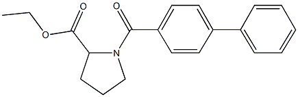  ethyl 1-([1,1'-biphenyl]-4-ylcarbonyl)-2-pyrrolidinecarboxylate
