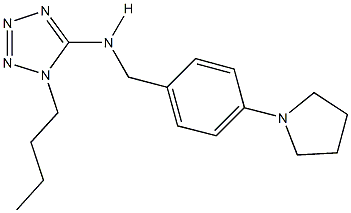  N-(1-butyl-1H-tetraazol-5-yl)-N-[4-(1-pyrrolidinyl)benzyl]amine