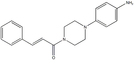  4-(4-cinnamoyl-1-piperazinyl)aniline