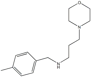  N-(4-methylbenzyl)-N-[3-(4-morpholinyl)propyl]amine