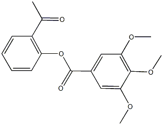 2-acetylphenyl 3,4,5-trimethoxybenzoate