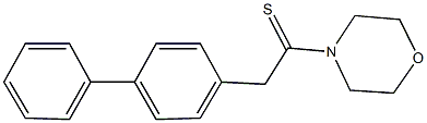  4-(2-[1,1'-biphenyl]-4-ylethanethioyl)morpholine