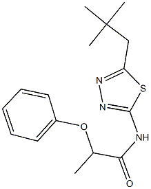  N-(5-neopentyl-1,3,4-thiadiazol-2-yl)-2-phenoxypropanamide