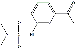 N'-(3-acetylphenyl)-N,N-dimethylsulfamide Struktur